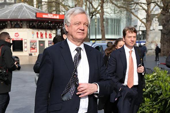 No-show: David Davis (Getty Images): GC Images