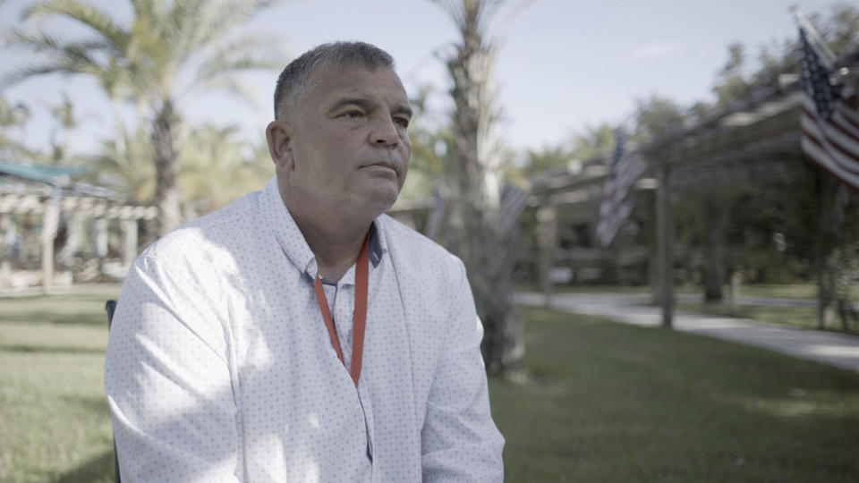 FILE - Owner Victor Mellor, Sr., pauses during an interview at The Hollow in Venice, Fla., on Aug. 1, 2022. Mellor, a close associate of Donald Trump's former national security adviser Michael Flynn, told The Associated Press he has been setting up a new group called “Guard the Vote.” (Richard Rowley/Frontline via AP, File)