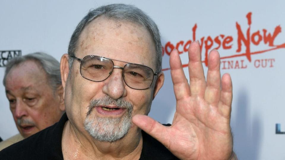 HOLLYWOOD, CALIFORNIA – AUGUST 12: John Milius arrives at the Premiere of Lionsgate’s “Apocalypse Now Final Cut” the at ArcLight Cinerama Dome on August 12, 2019 in Hollywood, California. (Photo by Kevin Winter/Getty Images)
