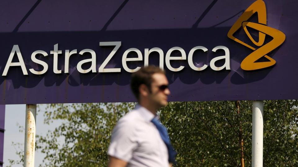 AstraZeneca logo.