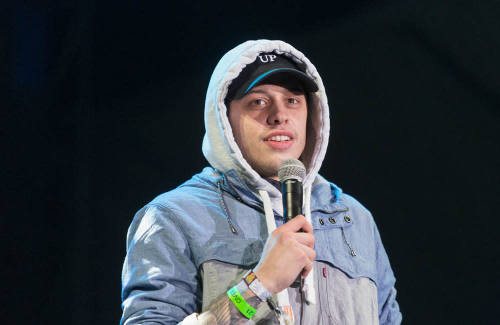 Pete Davidson hasn't been to Kim Kardashian West's home credit:Bang Showbiz