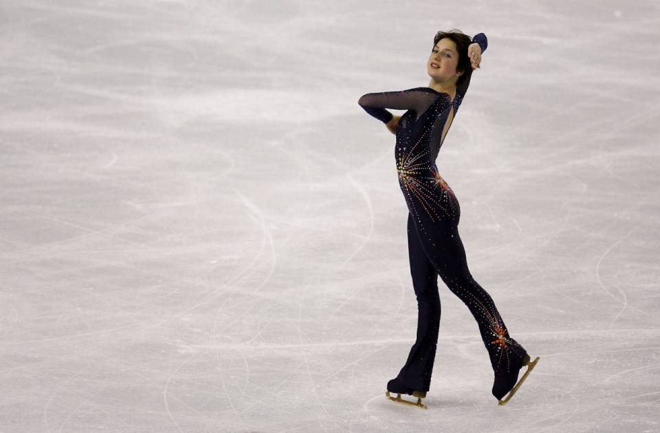 Irina Slutskaya bei den Olympischen Winterspielen 2006 in Turin, Italien. (Bild: Getty Images)