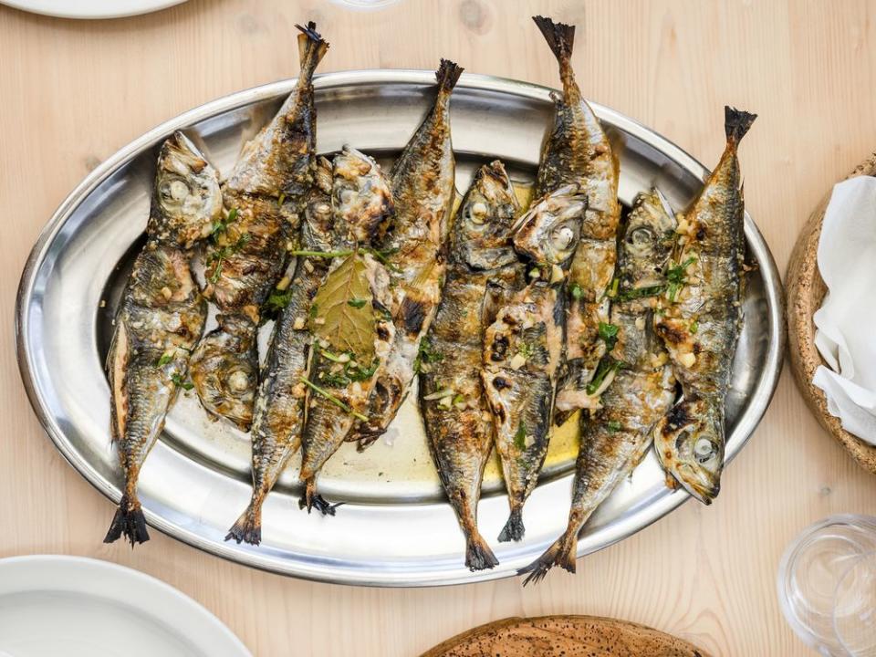 Both canned and grilled sardines are to be found on most menus in Lisbon and Porto. | Sally Spaulding/Windstar Cruises
