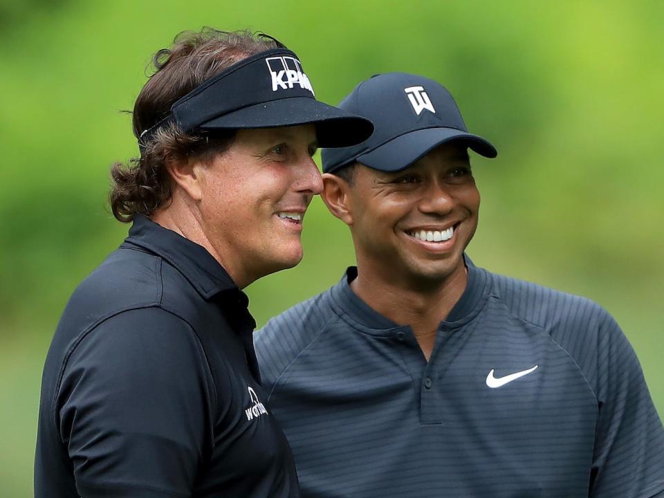 phil mickelson tiger woods