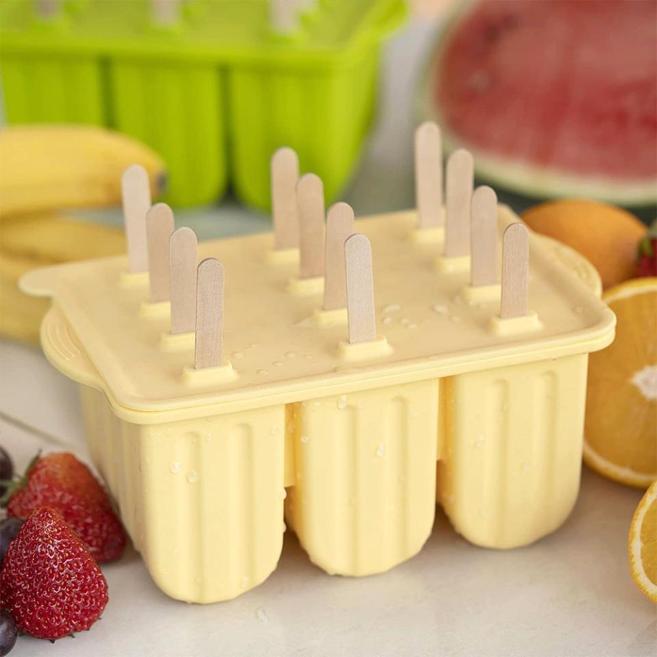 12) MEETRUE Silicone Popsicle Molds