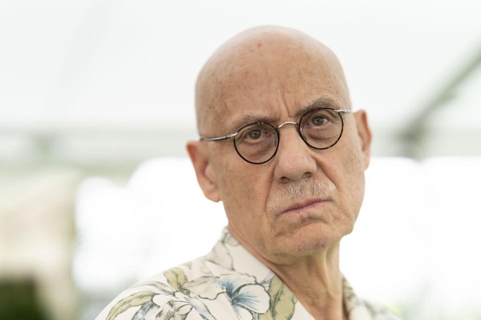 HAY-ON-WYE, WALES - JUNE 1: James Ellroy, American crime writer, during the 2019 Hay Festival on June 1, 2019 in Hay-on-Wye, Wales. (Photo by David Levenson/Getty Images)