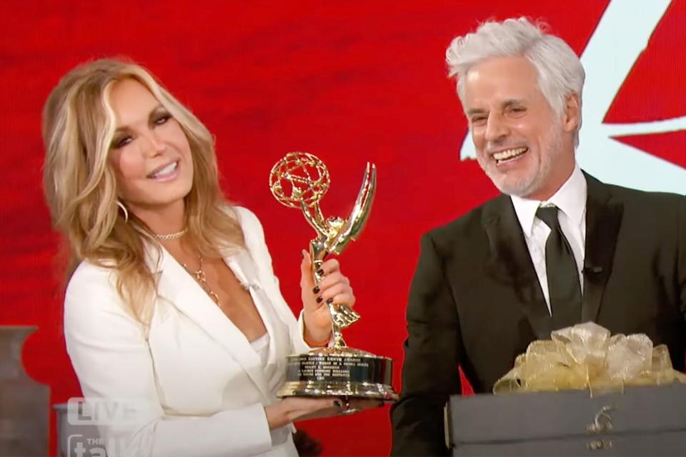 The Talk - Exclusive: “Y&R's’ Tracy Bregman Surprised with Damaged Emmy Replacement: 'I'm so over…