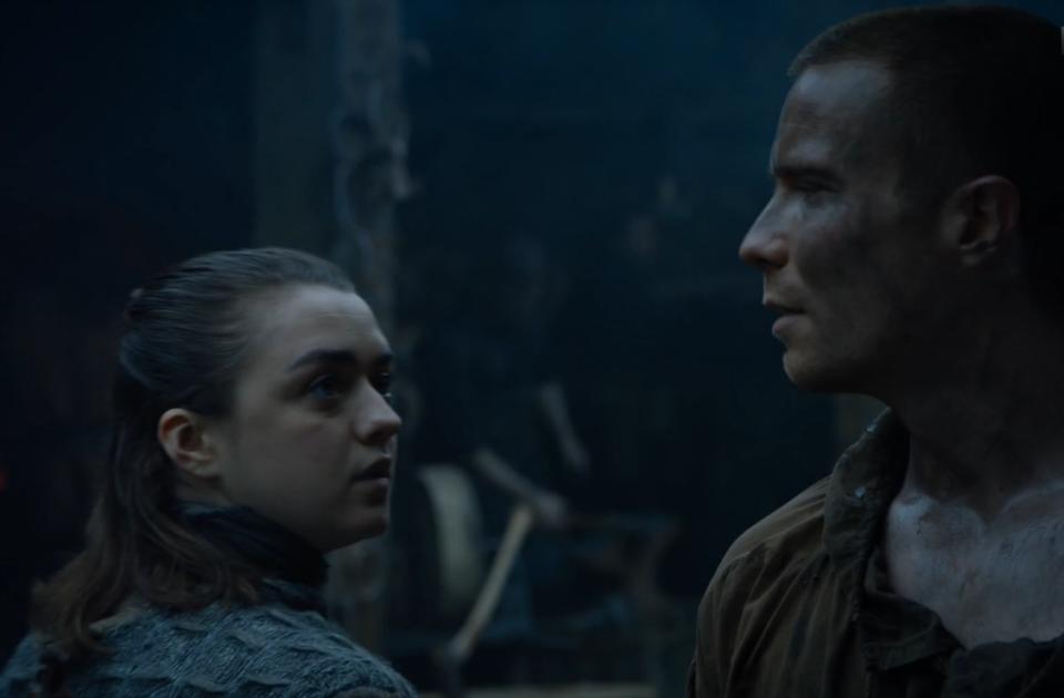 Looks were exchanged. Photo: HBO