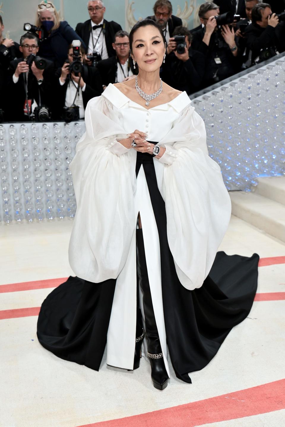 Michelle Yeoh attends the 2023 Met Gala.