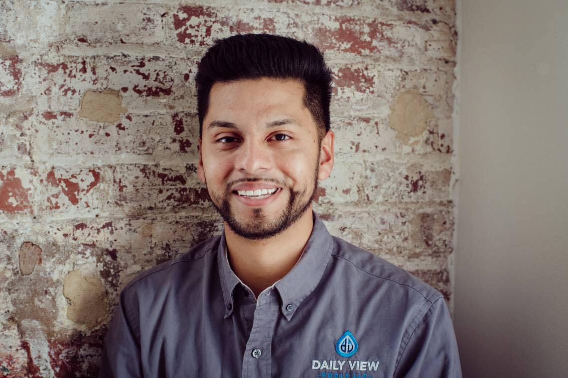 Miguel Avila, co-founder of Charlotte-based Daily View Pools LLC, is a first generation college graduate from an immigrant family. Avila said despite challenges faced as an immigrant his documented status afforded him opportunities DACA recipients may not have.