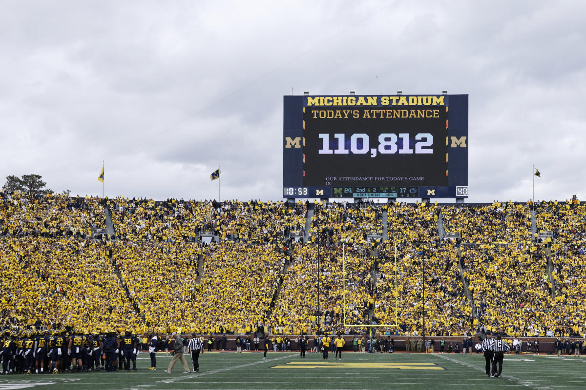 Politics is invading college football via the stadiums in the swing states