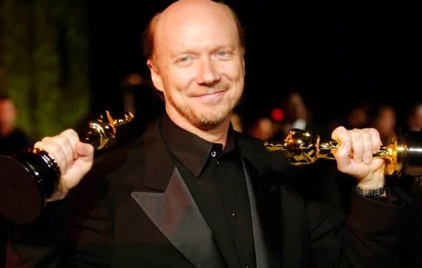  加拿大名導保羅哈吉斯（Paul Haggis）近期被一名年輕的外籍女子指控，稱遭到他連續2天強行硬上。圖為哈吉斯奪奧斯卡最佳影片、最佳劇本獎盃照。（圖／截自推特帳號 Fifty Shades of Whey ）