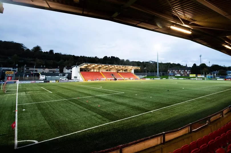 Photo showing A general view of the Ryan McBride Brandywell Stadium