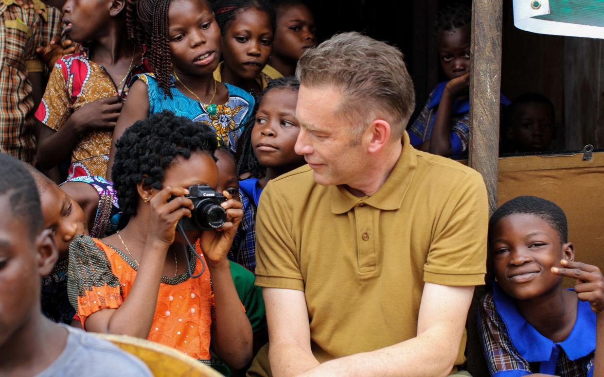 Chris Packham in Lagos, Nigeria - WARNING: Use of this copyright image is subject to the terms of use of BBC Pictures' Digital Picture