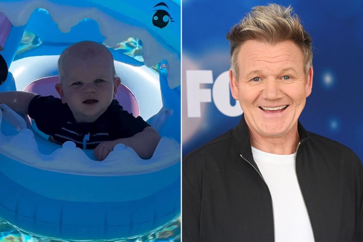 <p>Gordon Ramsay/Instagram; Gilbert Flores/Variety via Getty</p> Gordon Ramsay (R) and son Jesse