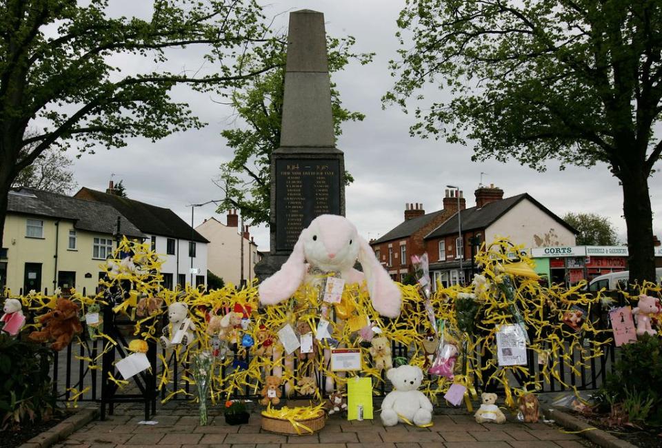 Tributes on Rothley Village Centre 