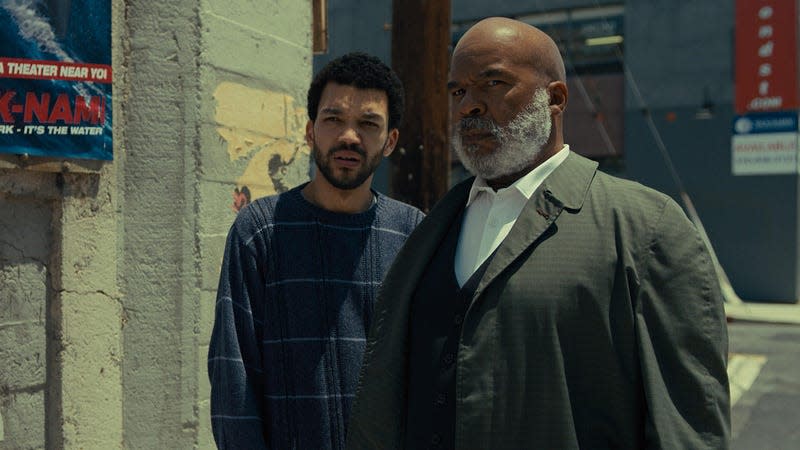 Justice Smith and David Alan Grier