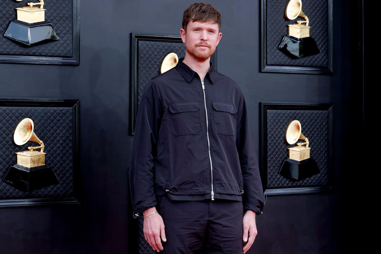 James Blake attends the 64th Annual GRAMMY Awards at MGM Grand Garden Arena on April 03, 2022 in Las Vegas, Nevada.