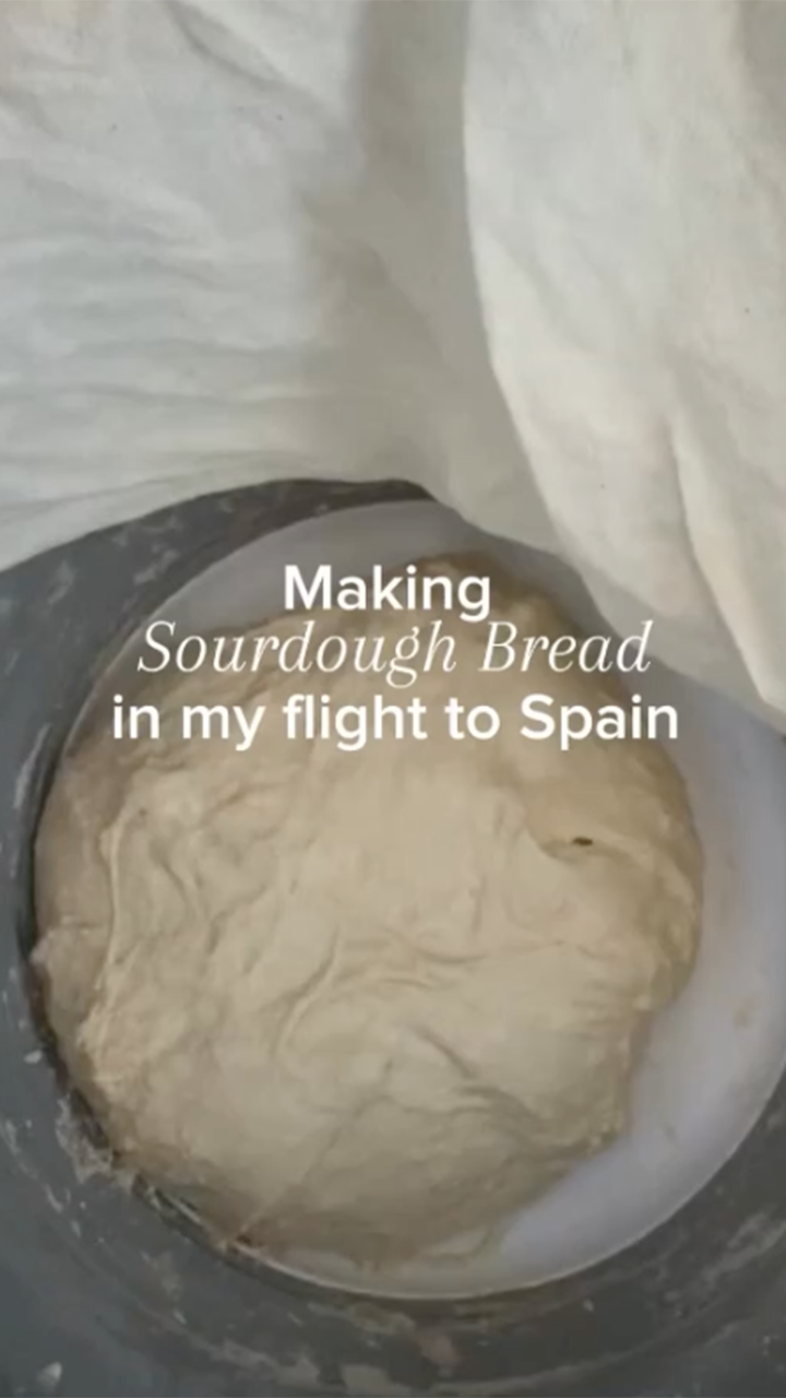 Dough on plane