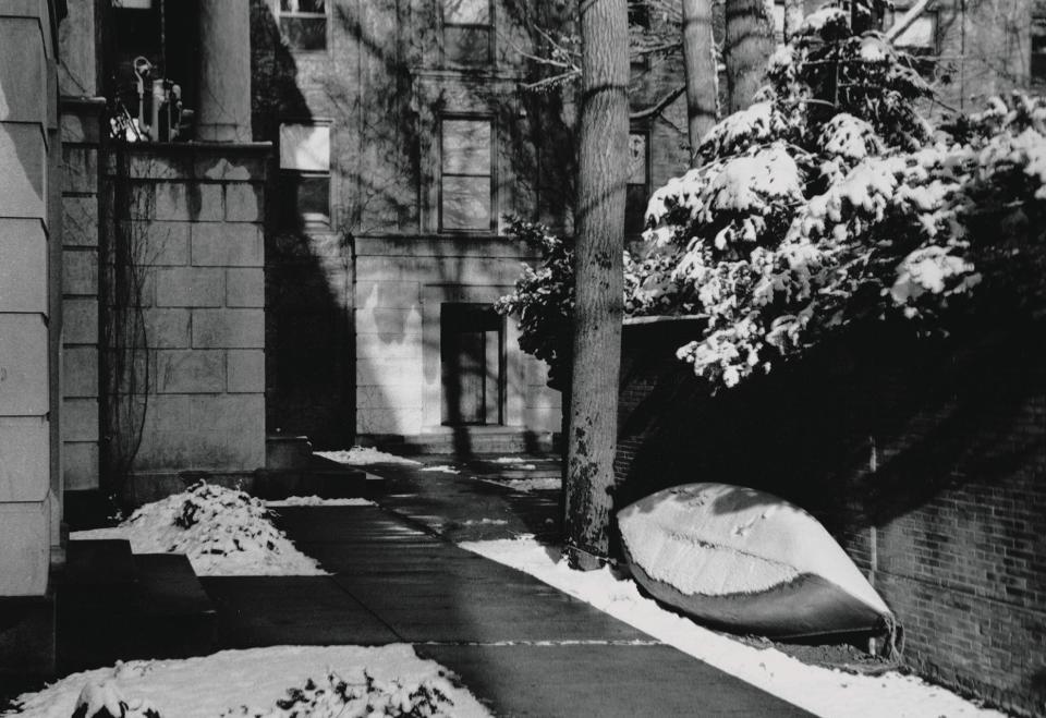 The Senior House courtyard in 1985.