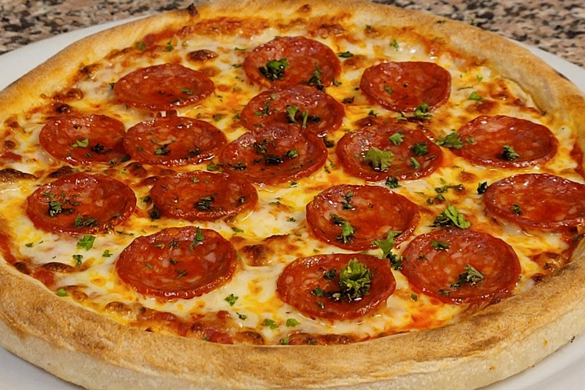 One of the delicious pizzas available to buy at Delgados in Penketh <i>(Image: Delgados)</i>
