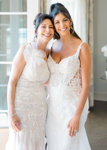 <p>Karina Mekel Photography</p> Cathy Caradimitropoulo and daughter Marisa Iodice