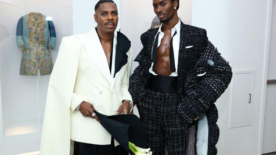 <div>NEW YORK, NEW YORK - MAY 06: (L-R) Colman Domingo and Alton Mason attend The 2024 Met Gala Celebrating "Sleeping Beauties: Reawakening Fashion" at The Metropolitan Museum of Art on May 06, 2024 in New York City. (Photo by Arturo Holmes/MG24/Getty Images for The Met Museum/Vogue)</div>