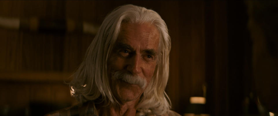 MACGRUBER — Pictured in this screengrab: Sam Elliott as Perry — (Photo by: Peacock) - Credit: Peacock