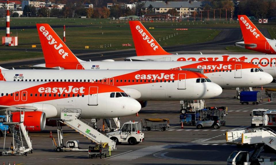 EasyJet aircraft have been grounded.