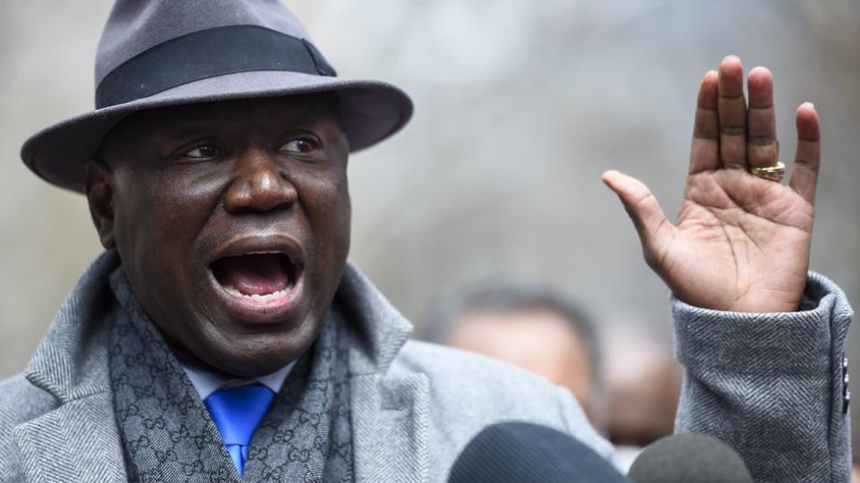 Ben Crump, durante el juicio a Derek Chauvin