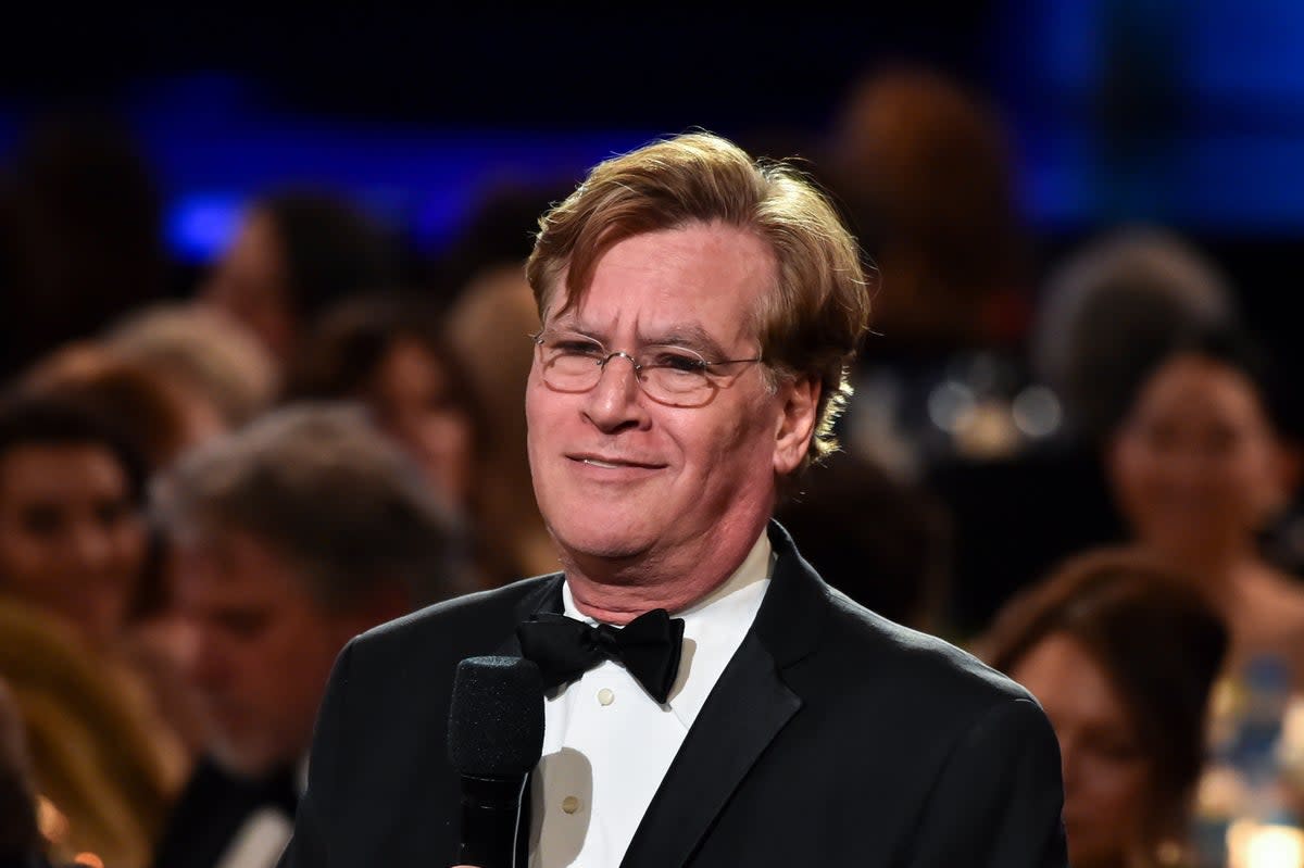 Aaron Sorkin has retracted his essay calling for Democrats to nominate Mitt Romney as Joe Biden dropped out of the race hours after it was published (Getty Images)