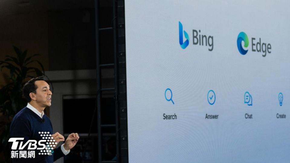微軟要結合人工智慧，強化自家新瀏覽器Edge和搜尋引擎Bing的市占率。（圖／達志影像美聯社）