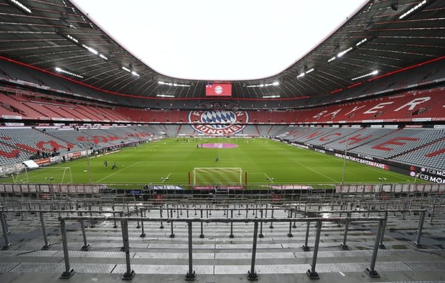 An empty Allianz Arena saw a goalfest on Saturday evening