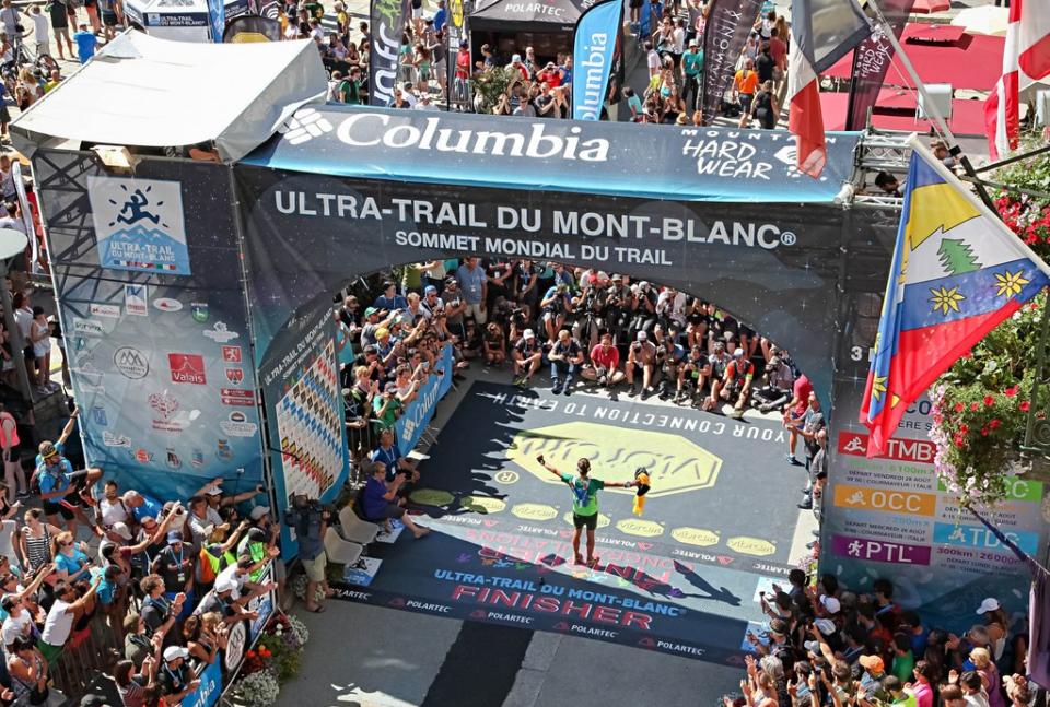 UTMB World Series（環白朗峰超級越野跑世界巡迴賽）的總決賽，每年8月在法國Chamonix舉行。圖片來源：BeatPitch（CC BY-SA 4.0）