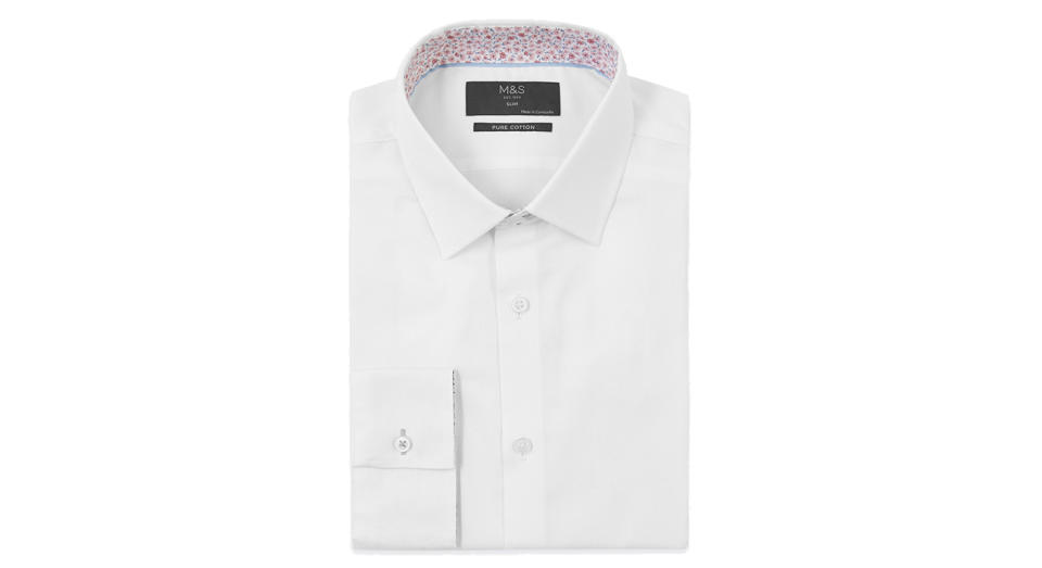 Slim Fit Pure Cotton Shirt