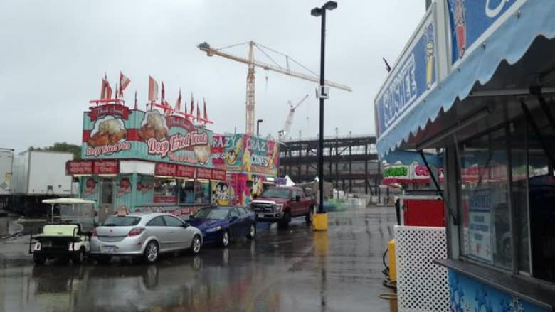 Fierce winds cause damage in rain drenched Saskatchewan