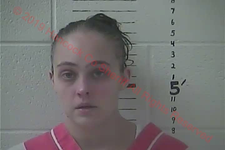 Cassie Barker (pictured), once an officer with the Long Beach Police Department in Mississippi, pleaded guilty to manslaughter over the death of her daughter. Source: Hancock County Sheriff’s Office