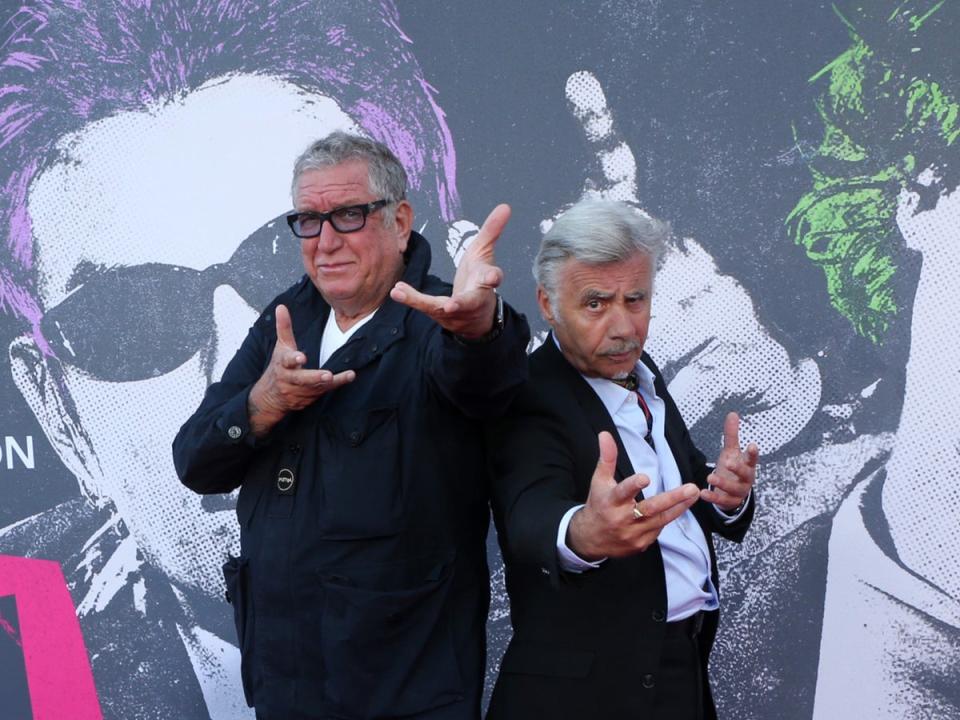 Steve Jones and Glen Matlock at a red carpet event for ‘Pistol’ (Getty Images)