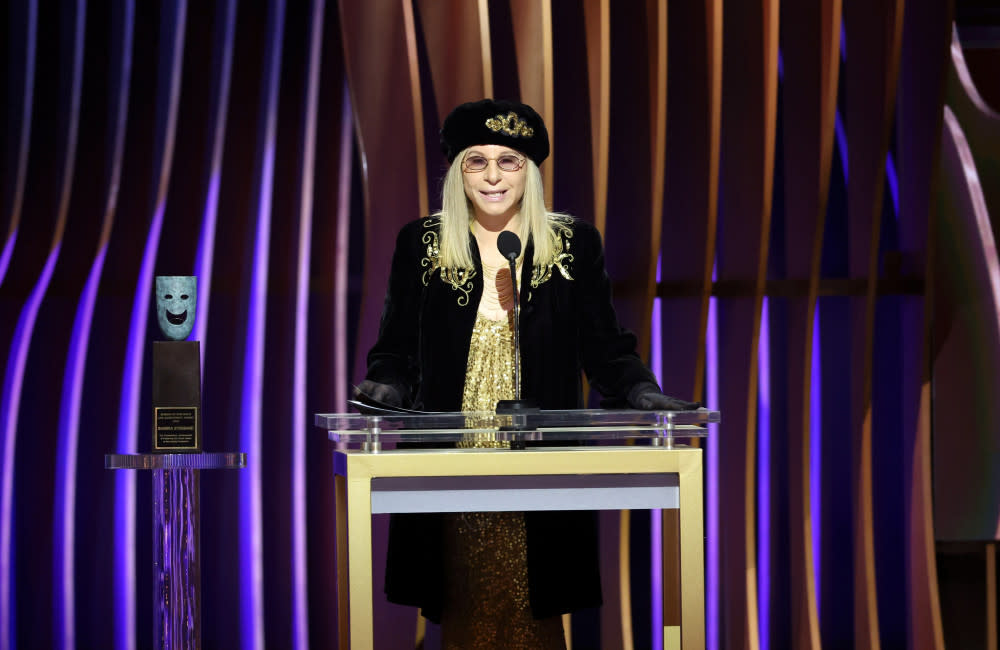 Barbra Streisand at the SAG Awards credit:Bang Showbiz