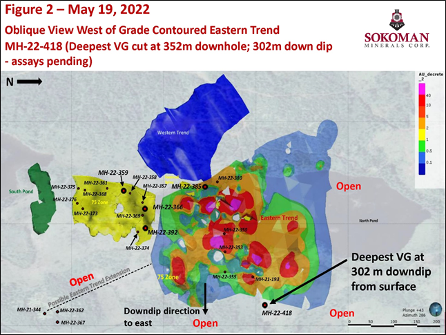 Sokoman Minerals Corp., Wednesday, May 18, 2022, Press release picture