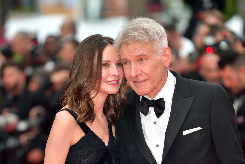 Calista Flockhart and Harrison Ford at 2023 Cannes Film Festival (Dominique Charriau / WireImage)