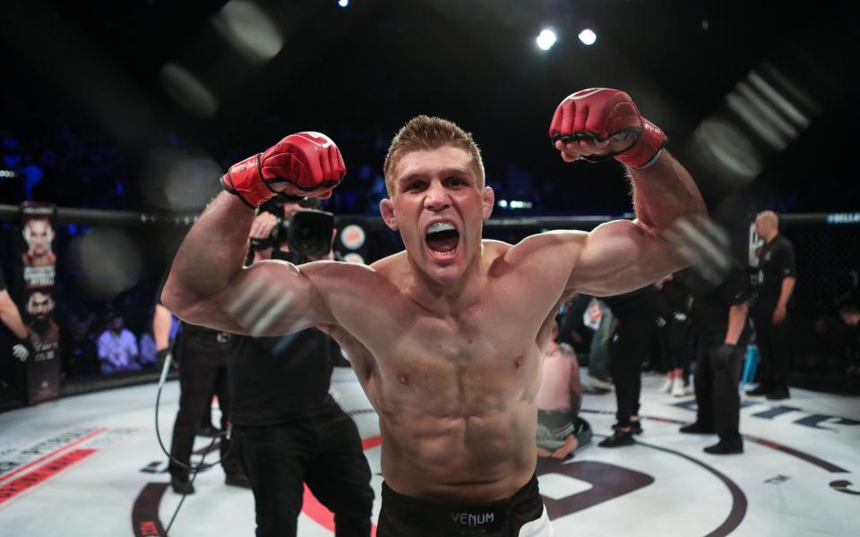 Brent Primus after victory over local fighter Tim Wilde  - Lee Hamilton-Cooper/Bellator