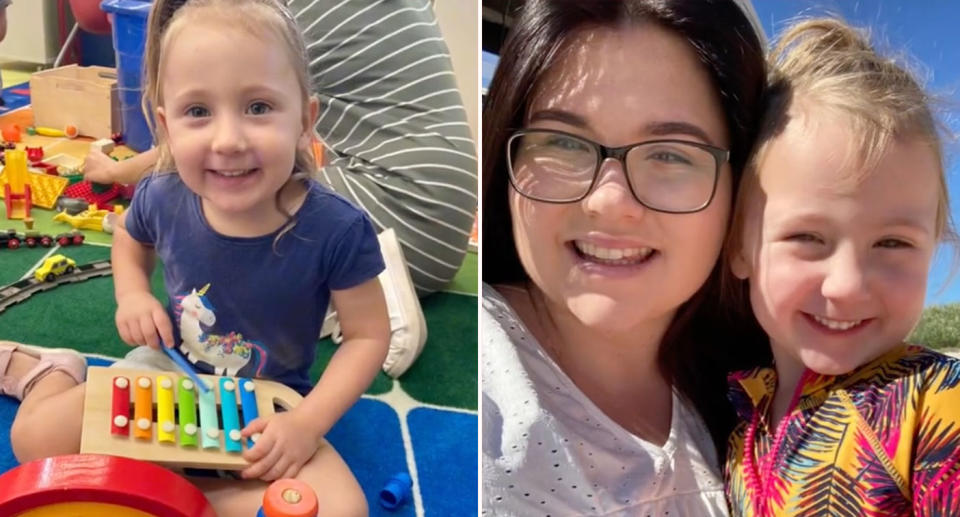 Four-year-old Cleo Smith seen with her mum. Source: TikTok/elliesmith2223