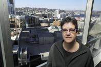 Dr. Lisa Jackson, a senior investigator at the Kaiser Permanente Washington Health Research Institute, poses for a photo, Sunday, March 15, 2020, in Seattle. Jackson is leading the first-stage safety study clinical trial of a potential vaccine for COVID-19, the disease caused by the new coronavirus, which was given to the first volunteer in the study by injection, Monday, March 16 in Seattle. (AP Photo/Ted S. Warren)