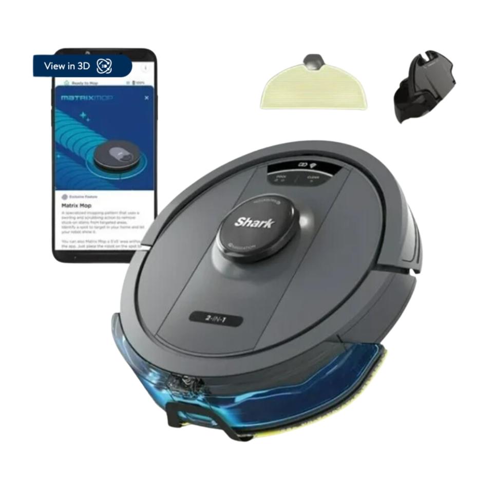 Shark IQ 2-in-1 Robot Vacuum and Mop with Matrix Clean Navigation in black