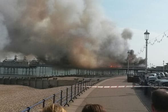 Eastbourne Pier fire