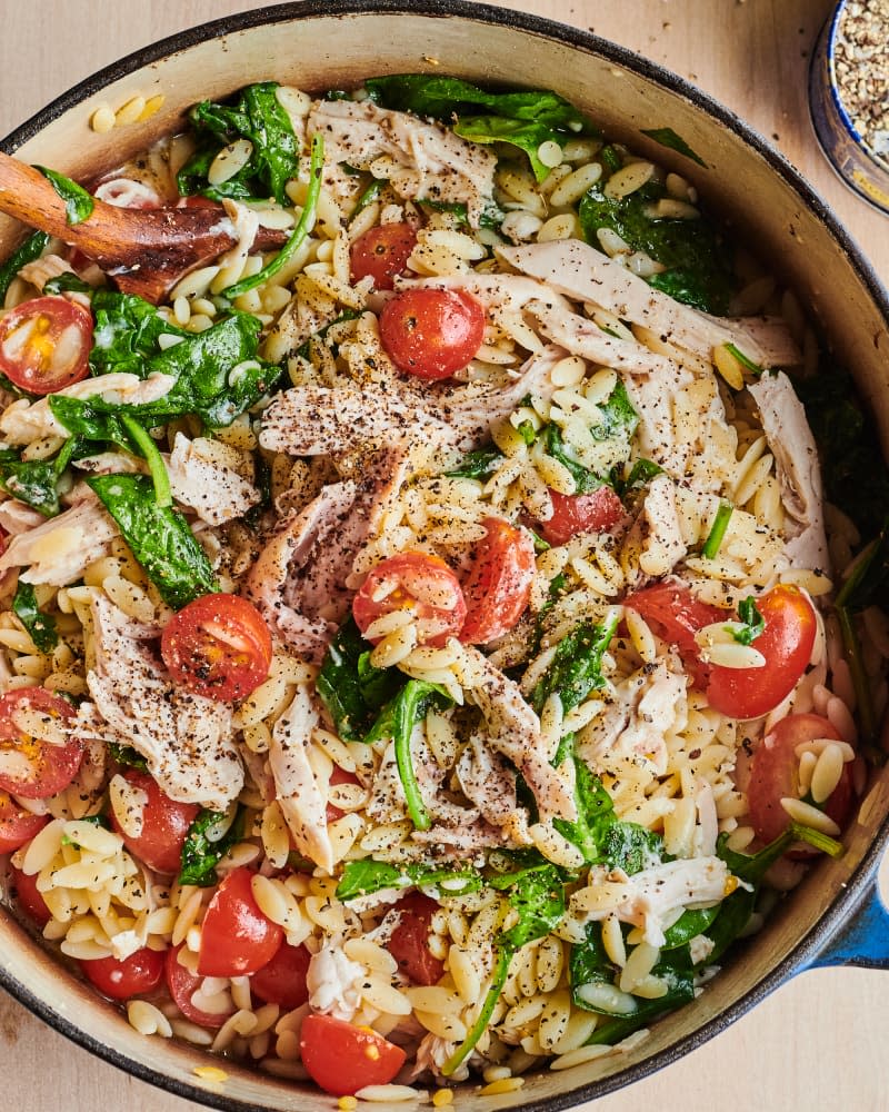 One-Pot Creamy Turkey Orzo