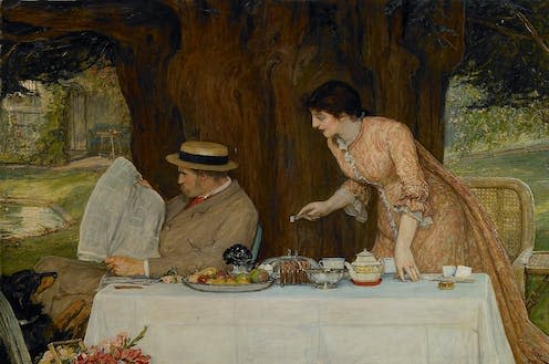 <span class="caption">Our First Tiff by Robert Walker Macbeth (1878).</span> <span class="attribution"><a class="link " href="https://artuk.org/discover/artworks/our-first-tiff-98601" rel="nofollow noopener" target="_blank" data-ylk="slk:Walker Art Gallery;elm:context_link;itc:0;sec:content-canvas">Walker Art Gallery</a></span>