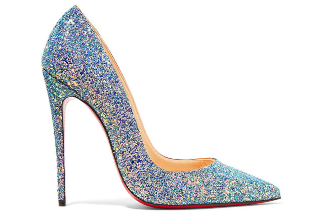 Melania Trump Christian Louboutin Glitter Pumps