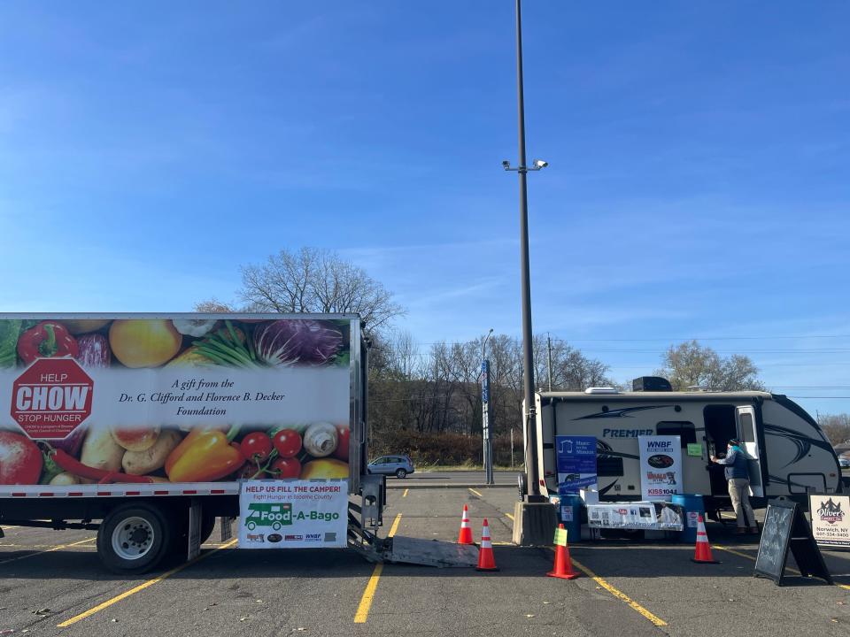 CHOW's Food-A-Bago food drive was held at Weis on Upper Front Street in Binghamton.